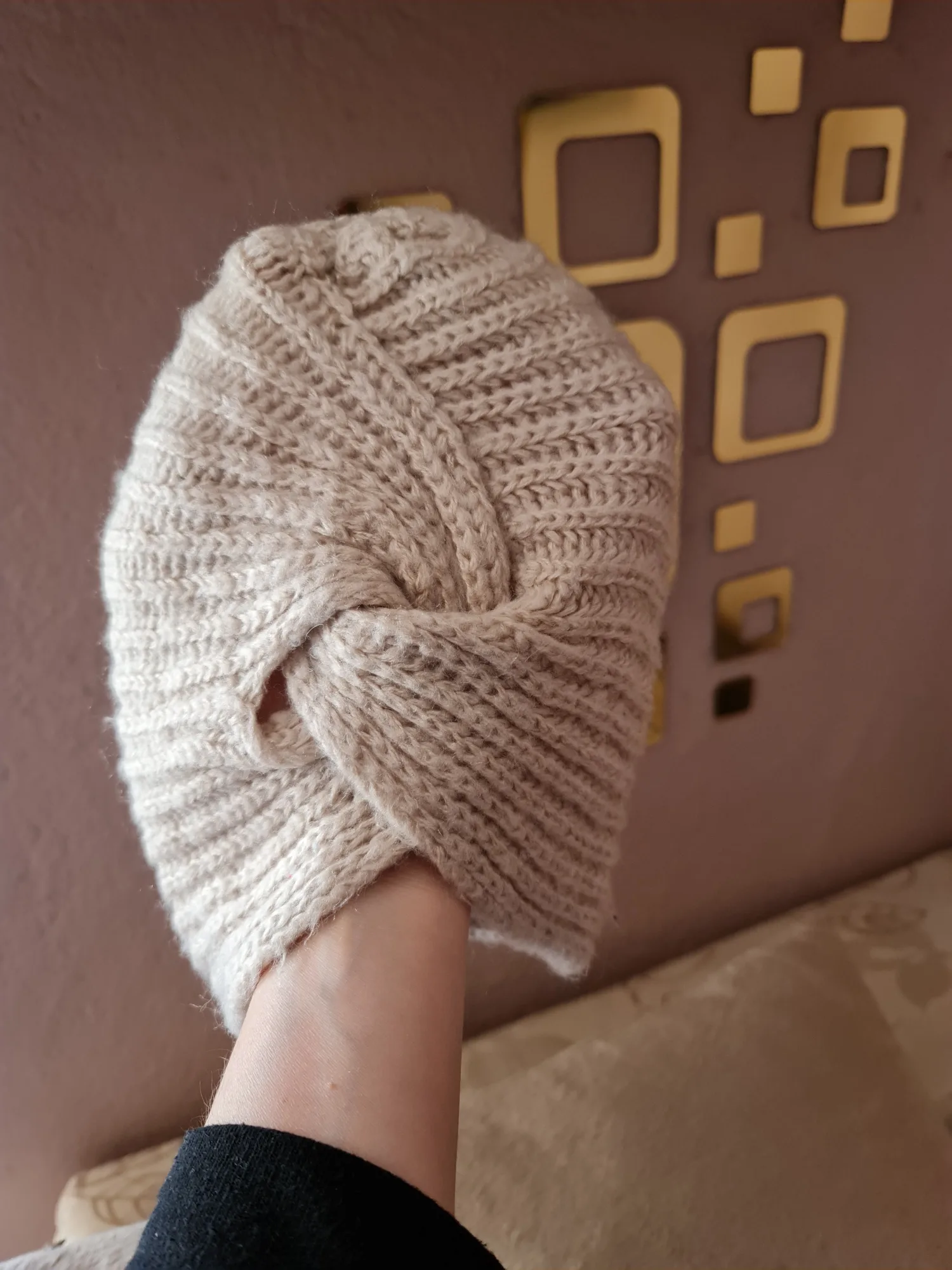 Doca turban bež boja - 1